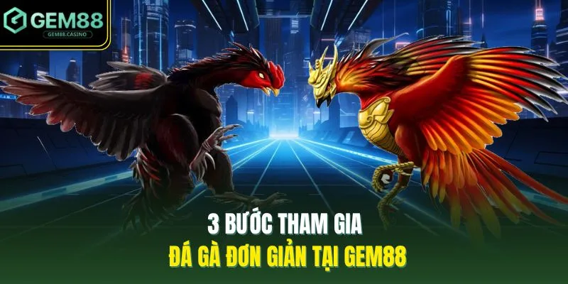 3 bước tham gia đá gà đơn giản tại GEM88