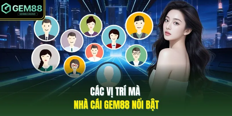 GEM88 Tuyển Dụng - 5 Cơ Hội Phát Triển Kỹ Năng, Kinh Nghiệm 4 Các vị trí mà nhà cái GEM88 nổi bật